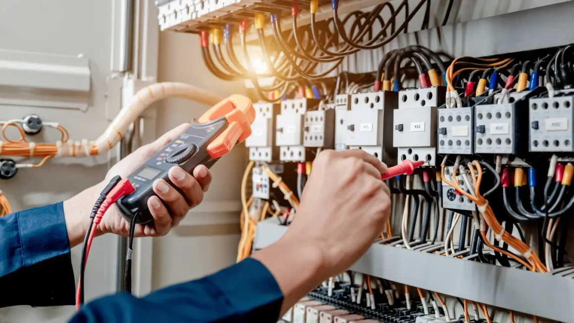 imagem de um eletricista