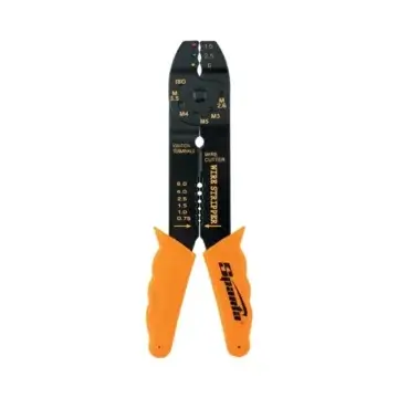 Alicate crimpador laranja