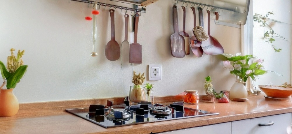 Exemplo de cores para cozinha em tom neutro