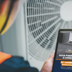 Banner do guia da Obramax sobre ar-condicionado