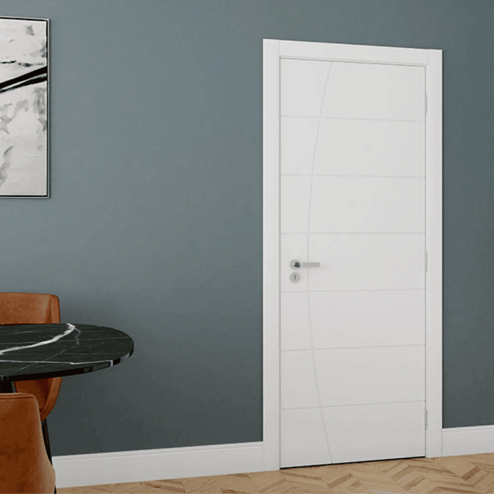 Kit Porta Pivotante MDP Elegance Branca UV