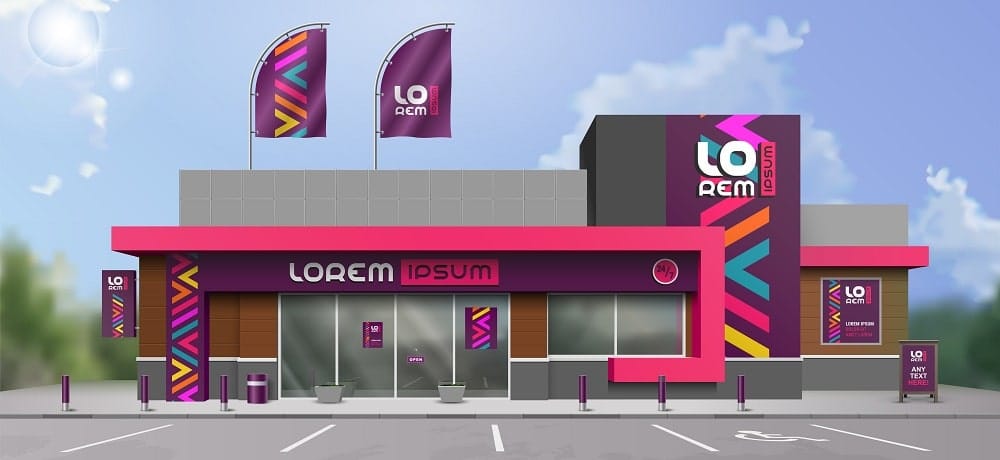 Como montar uma fachada comercial e materiais mais usados