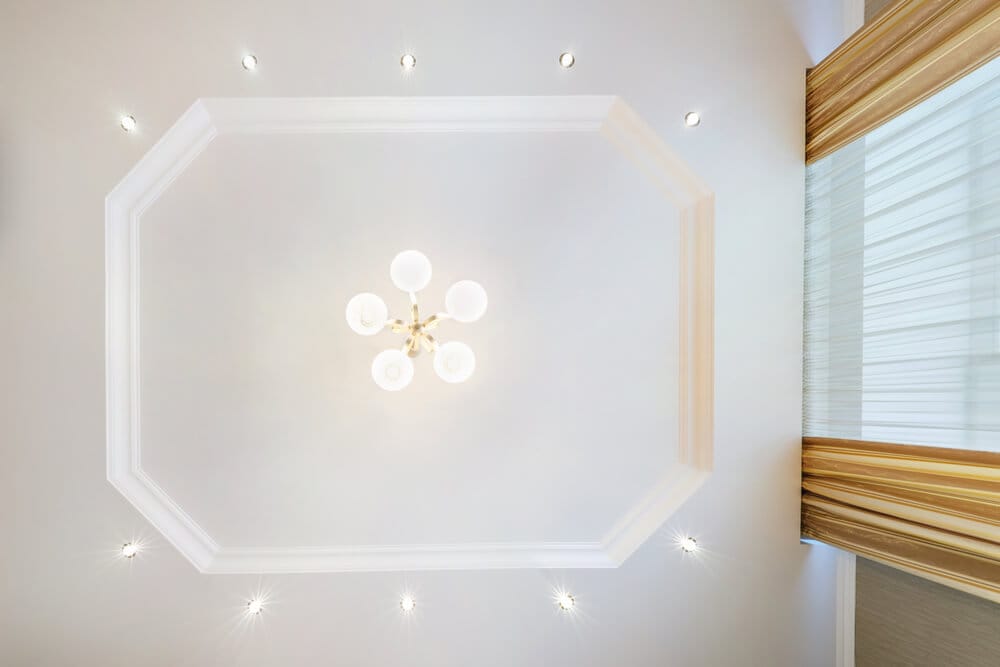 Sanca de gesso distribui melhor a iluminação