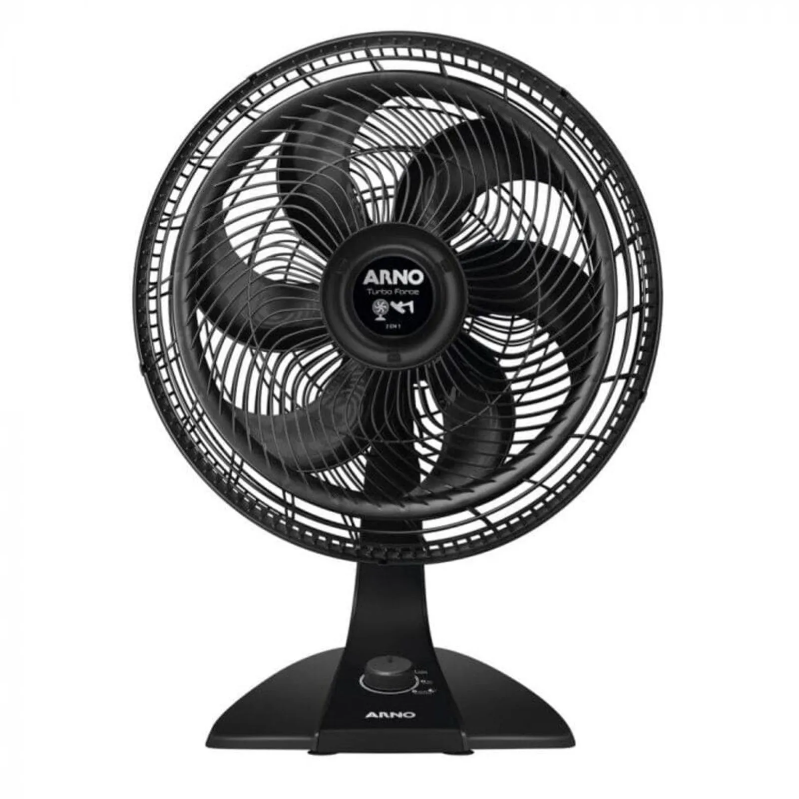 Ventilador de mesa turbo da Arno na cor preta